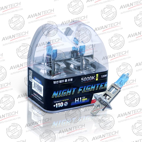 Лампа высокотемпературная Avantech NIGHT FIGHTER H1, комплект 2 шт.