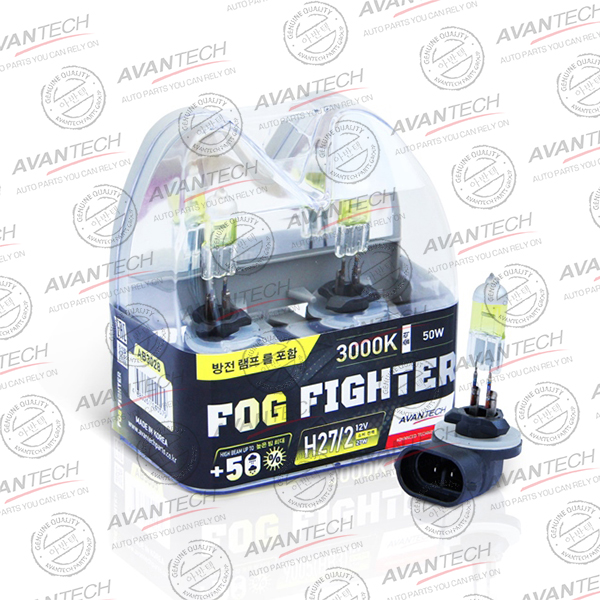 Лампа высокотемпературная H27/2 Avantech FOG FIGHTER, комплект 2 шт.