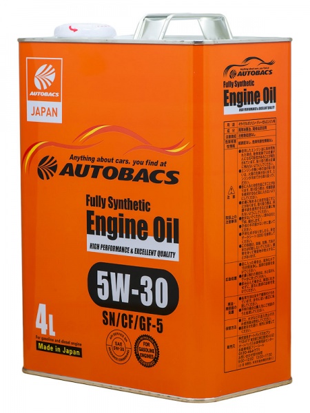 Масло моторное Autobacs Engine oil 5W-30 4л