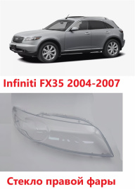 Стекло фары Infiniti FX35 04-08 правое /TMKDDZFX3504R