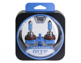 Лампа H8/12V/55W Vanadium 5000K к-кт 2шт/HVN1208