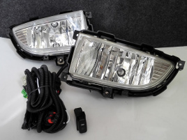 Фара противотум. Mitsubishi Lancer IX 2005-2007 к-кт цельные/MB124