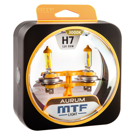 Лампа H7/12V/55W Aurum 3000K к-кт 2шт/HAU1207 фото 1