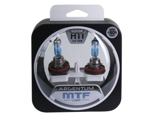 Лампа H11/12V/55W Argentum +80% 4000K к-кт 2шт/H8A1211 фото 1