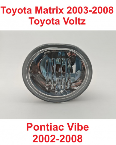 Фара противотум. Toyota Matrix 03->/Voltz 02->/Pontiac Vibe 03-> левая металл/TMKTY4235LH фото 1
